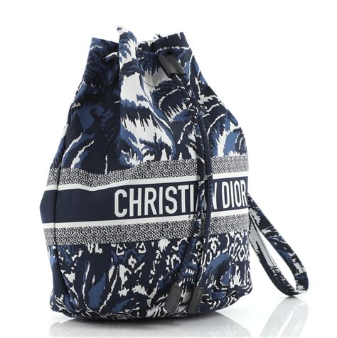 christian dior striped pouch|Dior velvet drawstring pouch.